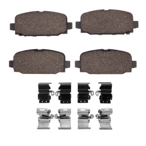 Jeep Compass Brake Pads - Rear - R1 Concepts - Ceramic - `17-`25